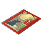 十字架祈の前の聖カンillus (M 020) ノートブック (左側)