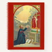 十字架祈の前の聖カンillus (M 020) ノートブック (正面)