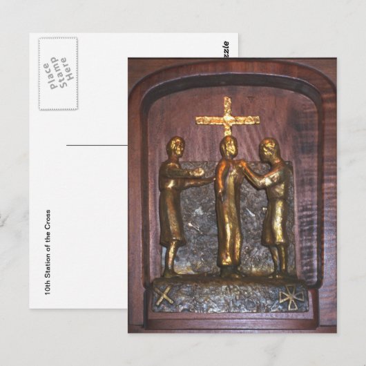 十字架第10駅 ポストカード (正面/裏面)