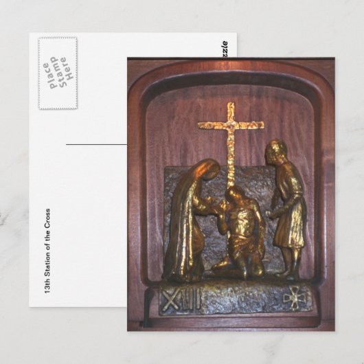 十字架第13駅 ポストカード (正面/裏面)