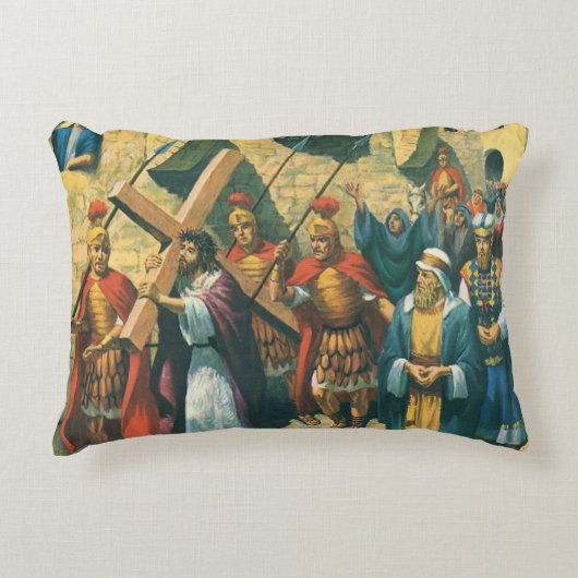 十字架運はイエス・キリストの十字架 アクセントクッション (正面)