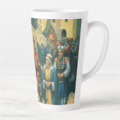 十字架運はイエス・キリストの十字架 カフェラテマグ (右)