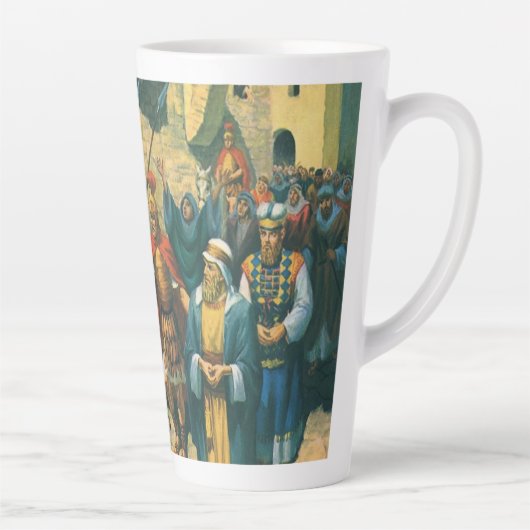 十字架運はイエス・キリストの十字架 カフェラテマグ (右)