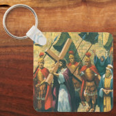 十字架運はイエス・キリストの十字架 キーホルダー (正面)