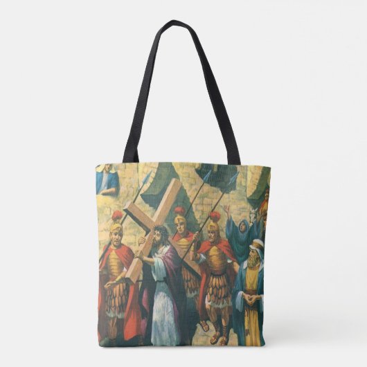 十字架運はイエス・キリストの十字架 トートバッグ (裏面)