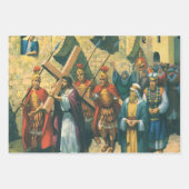 十字架運はイエス・キリストの十字架 ラッピングペーパーシート (正面)