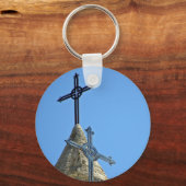 十字架2つ キーホルダー (正面)