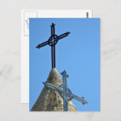 十字架2つ ポストカード (正面/裏面)