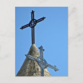 十字架2つ ポストカード (正面)