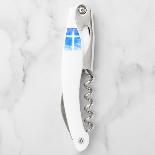 『十字架』カスタマイズ可能なキリスト教徒 ソムリエナイフ (裏面)