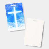 『十字架』カスタマイズ可能なキリスト教徒 バッジ (表裏)