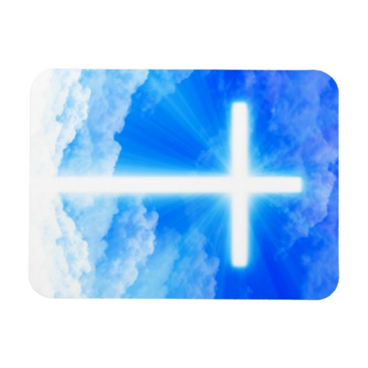 『十字架』カスタマイズ可能なキリスト教徒 マグネット (横)