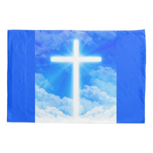 『十字架』カスタマイズ可能なキリスト教徒 枕カバー (裏面)