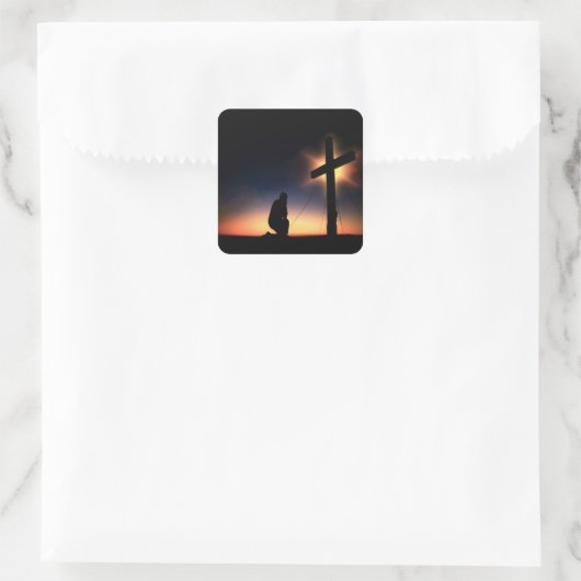 十字架 スクエアシール (バッグ)