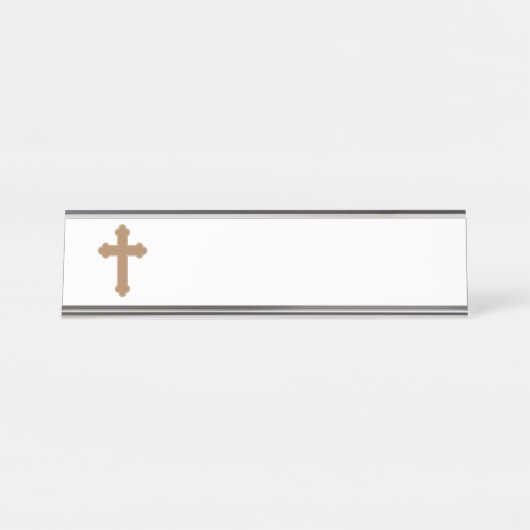 十字架 デスクネームプレート (正面)