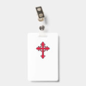 十字架 バッジ (クリップ付き裏面)