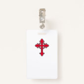 十字架 バッジ (裏面クリップ)