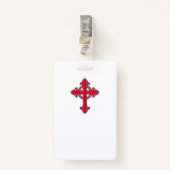 十字架 バッジ (正面クリップ)