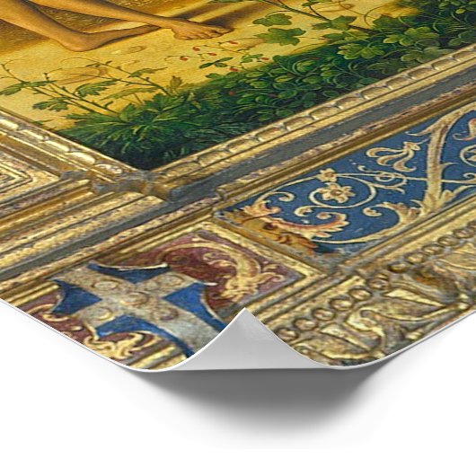 十字架 – ピエトロペルギノファインアートポスター ポスター (角)