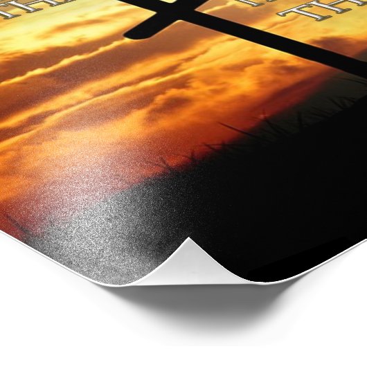 十字架 フォトプリント            (角)