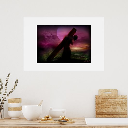 十字架 ポスター (キッチン)