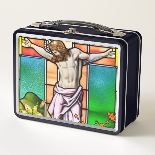 十字架 メタルランチボックス (正面)