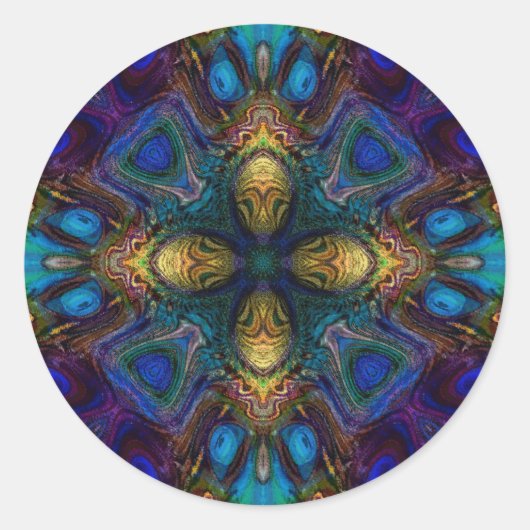 十字架 ラウンドシール (正面)