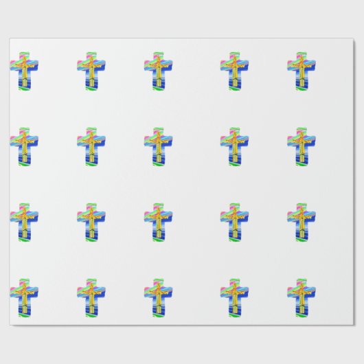 十字架 ラッピングペーパー (シーム)