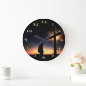 十字架 ラージ壁時計 (ホーム)