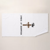 十字架。償還記号。 バスタオル (バスタオル)