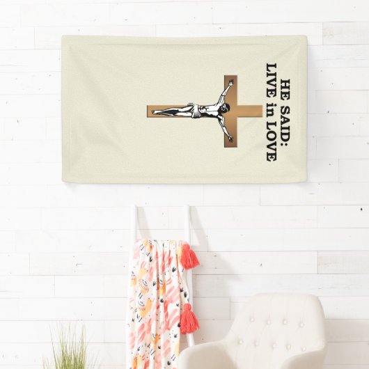 十字架 横断幕 (インサイチュ)