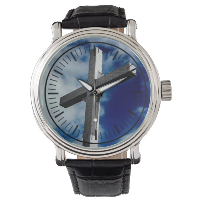 十字架 腕時計 (正面)