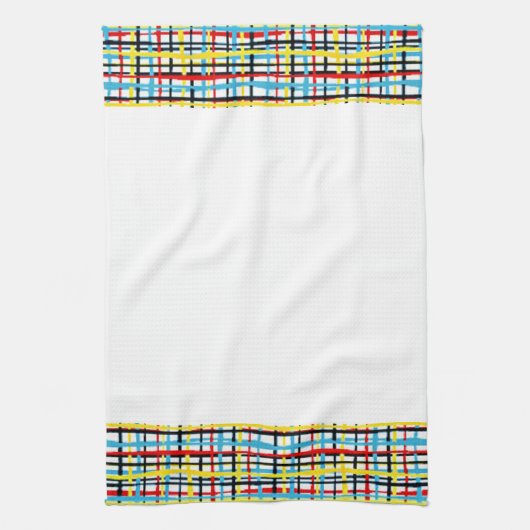 十字模様 キッチンタオル (縦)