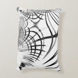 十字灰色の線は爪のスケッチを思い出させる アクセントクッション