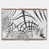十字灰色の線は爪のスケッチを思い出させる スローブランケット (正面)