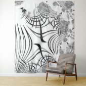 十字灰色の線は爪のスケッチを思い出させる タペストリー (インサイチュ)