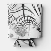 十字灰色の線は爪のスケッチを思い出させる 缶クーラー (正面)