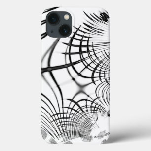 十字灰色の線は爪のスケッチを思い出させる iPhone 13ケース