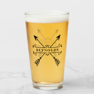 十字矢素朴印（名前ID615） タンブラーグラス