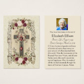 十字社の修道院記念聖書- (正面&裏面)