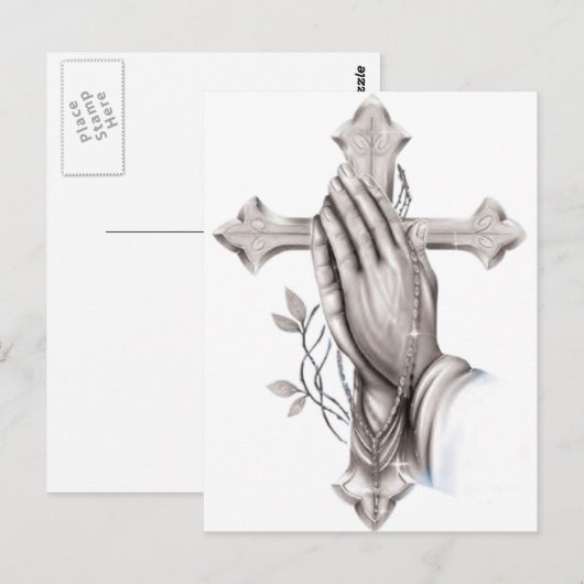 十字祈形 ポストカード (正面/裏面)