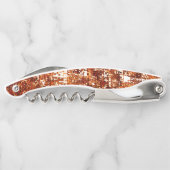 十字線と錆びた正方形のノッチ ソムリエナイフ (裏面)