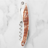 十字線と錆びた正方形のノッチ ソムリエナイフ (正面)