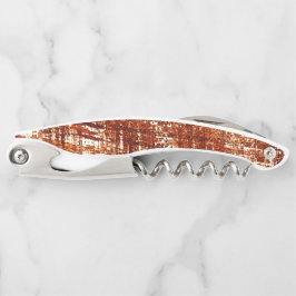 十字線と錆びた正方形のノッチ ソムリエナイフ