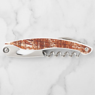 十字線と錆びた正方形のノッチ ソムリエナイフ