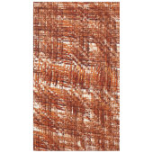 十字線と錆びた正方形のノッチ テーブルクロス (正面)