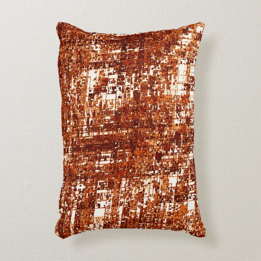 十字線と錆び角ノッチ アクセントクッション (正面(垂直))