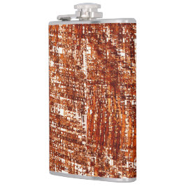 十字線と錆び角ノッチ フラスク