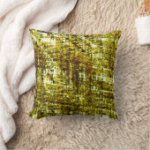 十字線と黄四角ノッチ クッション (ブランケット)