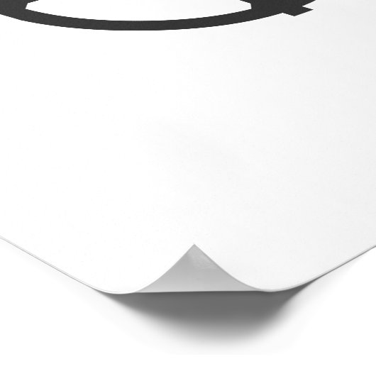 ⌖十字線 ポスター (角)